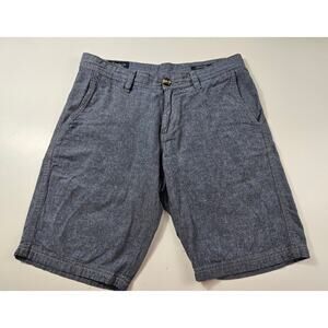 Wallin bros brothers size 30 chambray light cotton  casual chino shorts EUC ^*